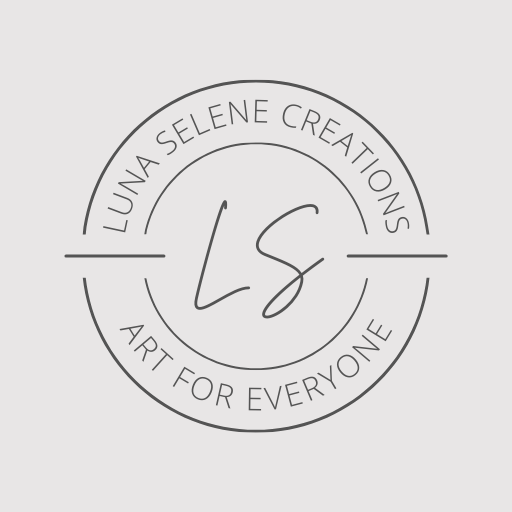 luna selene creations logo,  art for everyone