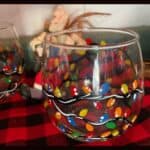 how to paint christmas lights wine glass diy guide